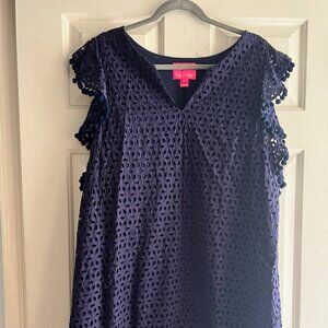 Astara Flutter Sleeve Shift Dress